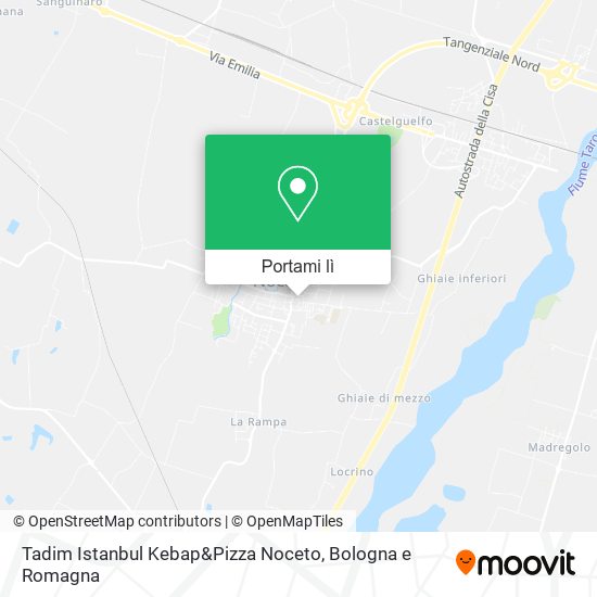 Mappa Tadim Istanbul Kebap&Pizza Noceto