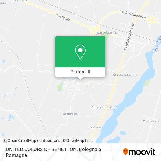 Mappa UNITED COLORS OF BENETTON