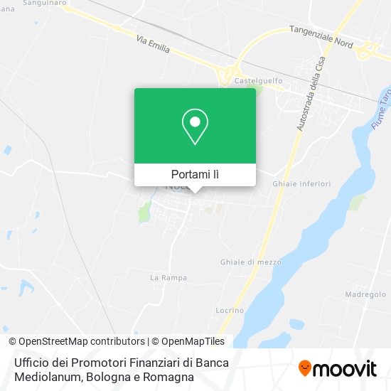 Mappa Ufficio dei Promotori Finanziari di Banca Mediolanum