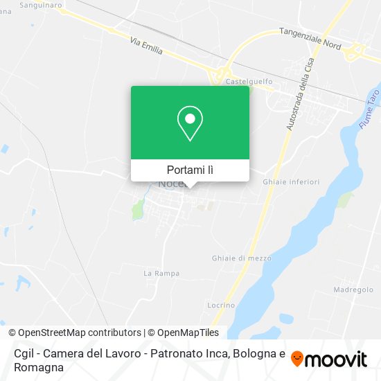 Mappa Cgil - Camera del Lavoro - Patronato Inca