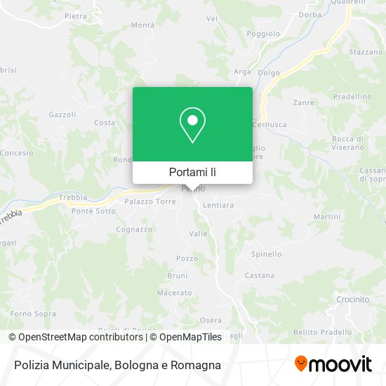 Mappa Polizia Municipale