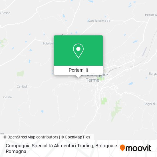 Mappa Compagnia Specialità Alimentari Trading