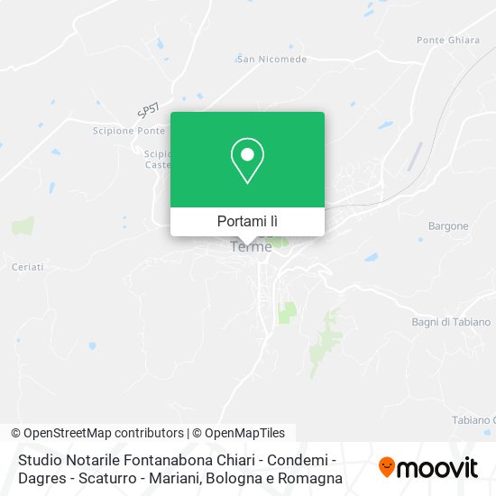 Mappa Studio Notarile Fontanabona Chiari - Condemi - Dagres - Scaturro - Mariani