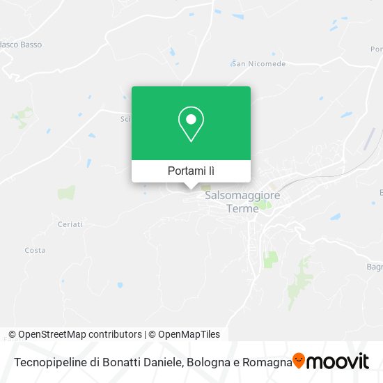 Mappa Tecnopipeline di Bonatti Daniele