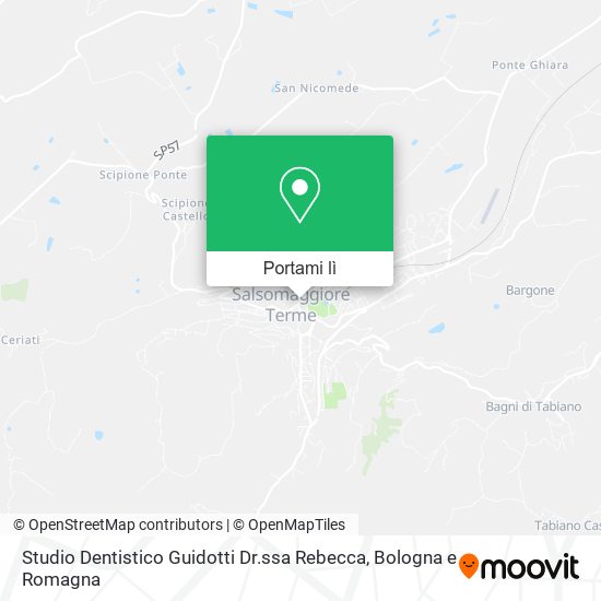 Mappa Studio Dentistico Guidotti Dr.ssa Rebecca