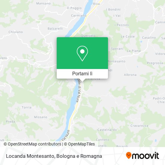 Mappa Locanda Montesanto