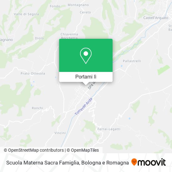 Mappa Scuola Materna Sacra Famiglia