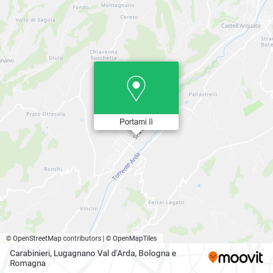 Mappa Carabinieri, Lugagnano Val d'Arda