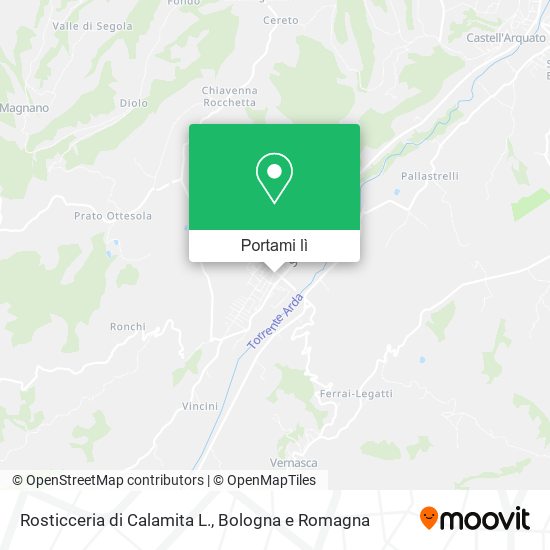 Mappa Rosticceria di Calamita L.