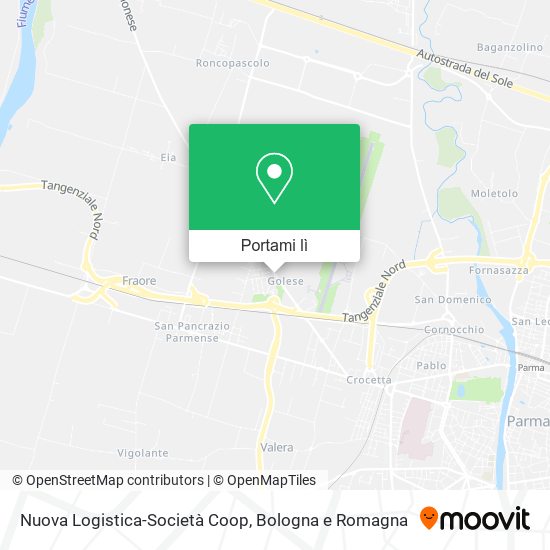 Mappa Nuova Logistica-Società Coop