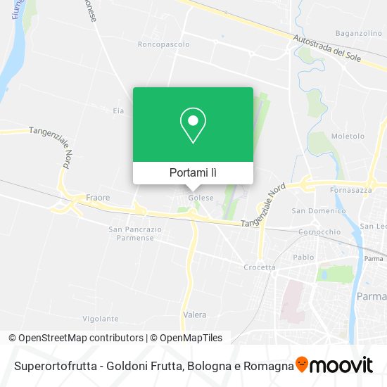 Mappa Superortofrutta - Goldoni Frutta