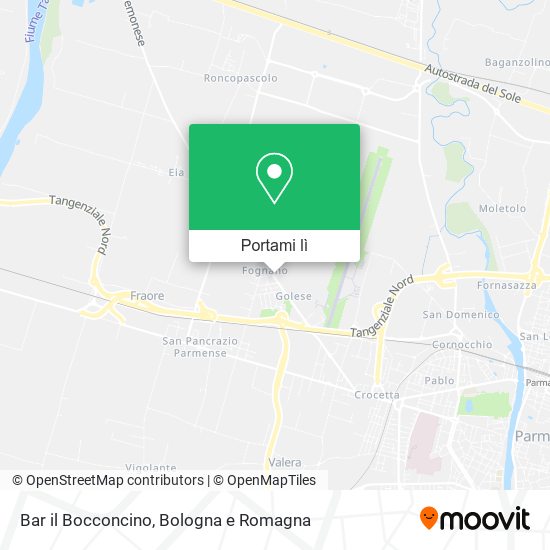 Mappa Bar il Bocconcino