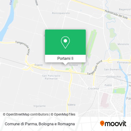 Mappa Comune di Parma