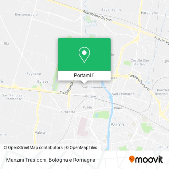 Mappa Manzini Traslochi