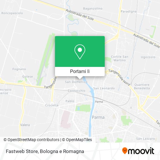 Mappa Fastweb Store