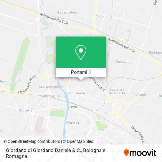 Mappa Giordano di Giordano Daniele & C.