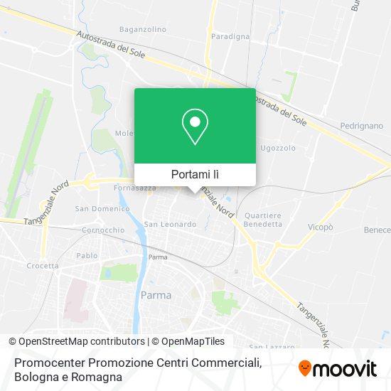 Mappa Promocenter Promozione Centri Commerciali