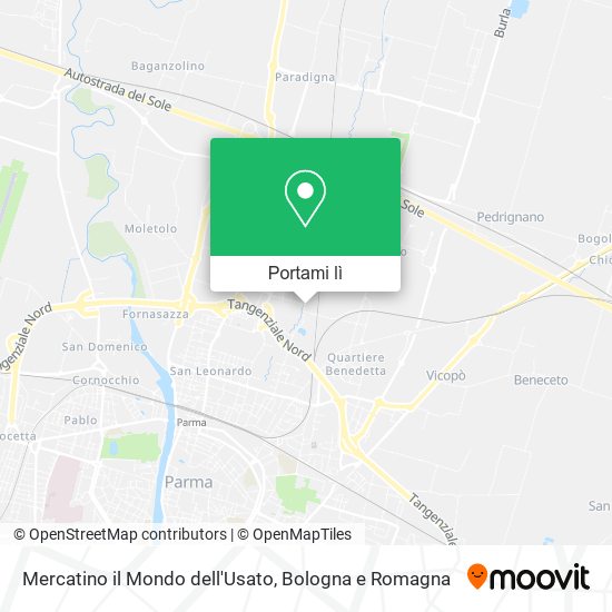 Mappa Mercatino il Mondo dell'Usato