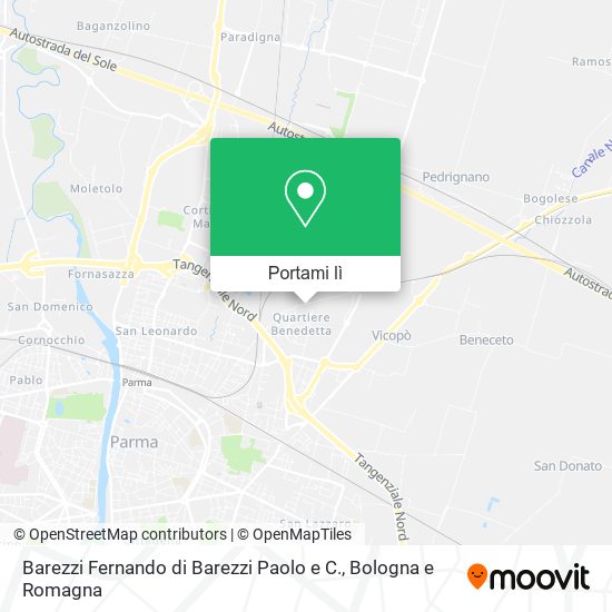 Mappa Barezzi Fernando di Barezzi Paolo e C.