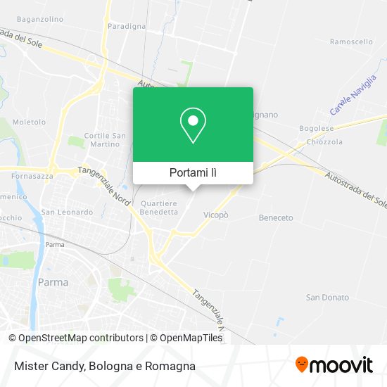 Mappa Mister Candy
