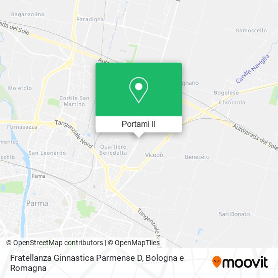 Mappa Fratellanza Ginnastica Parmense D