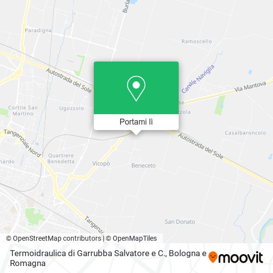Mappa Termoidraulica di Garrubba Salvatore e C.