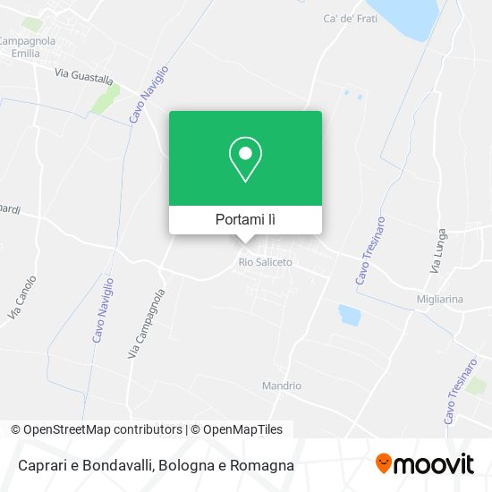 Mappa Caprari e Bondavalli