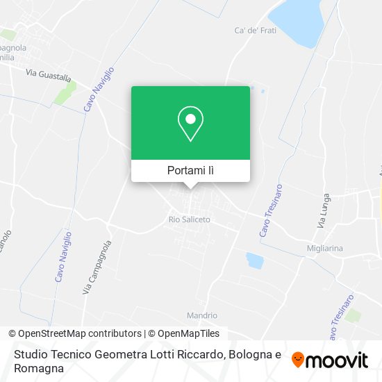 Mappa Studio Tecnico Geometra Lotti Riccardo