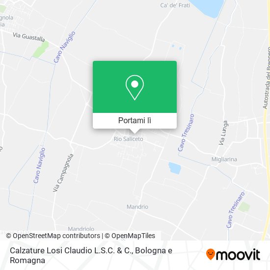 Mappa Calzature Losi Claudio L.S.C. & C.