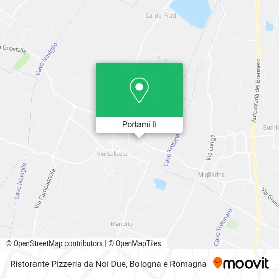 Mappa Ristorante Pizzeria da Noi Due