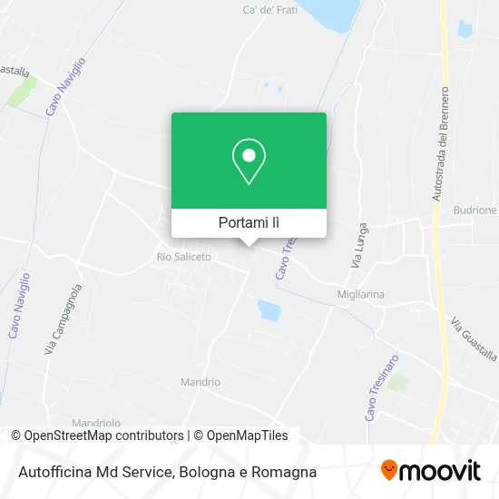Mappa Autofficina Md Service