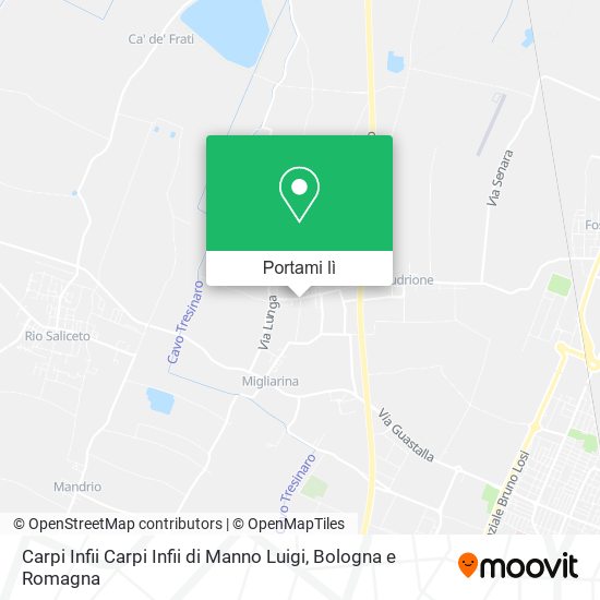 Mappa Carpi Infii Carpi Infii di Manno Luigi