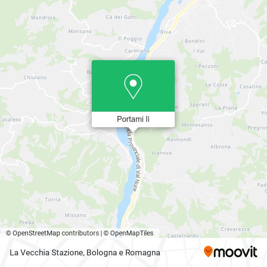 Mappa La Vecchia Stazione