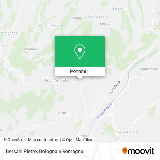 Mappa Bersani Pietro