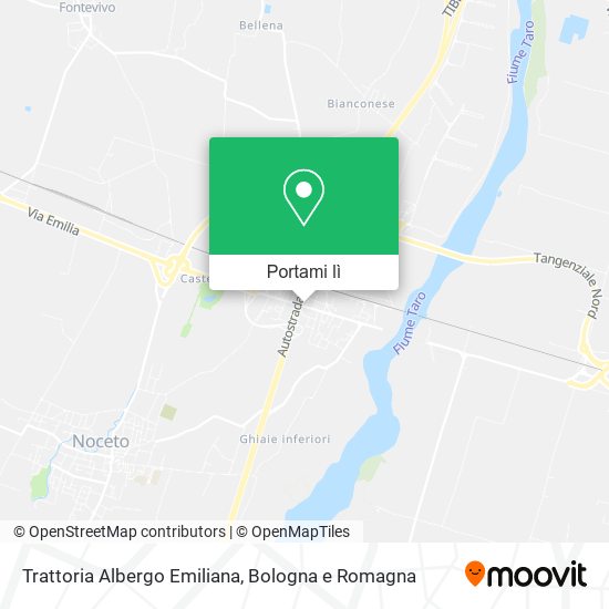 Mappa Trattoria Albergo Emiliana