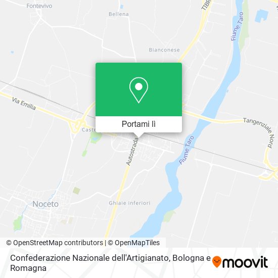 Mappa Confederazione Nazionale dell'Artigianato