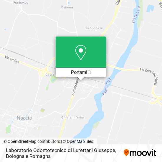Mappa Laboratorio Odontotecnico di Lurettani Giuseppe