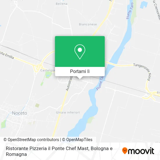 Mappa Ristorante Pizzeria il Ponte Chef Mast