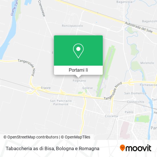 Mappa Tabaccheria as di Bisa