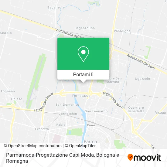 Mappa Parmamoda-Progettazione Capi Moda