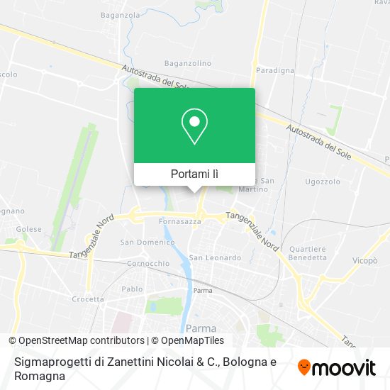 Mappa Sigmaprogetti di Zanettini Nicolai & C.