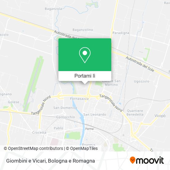 Mappa Giombini e Vicari
