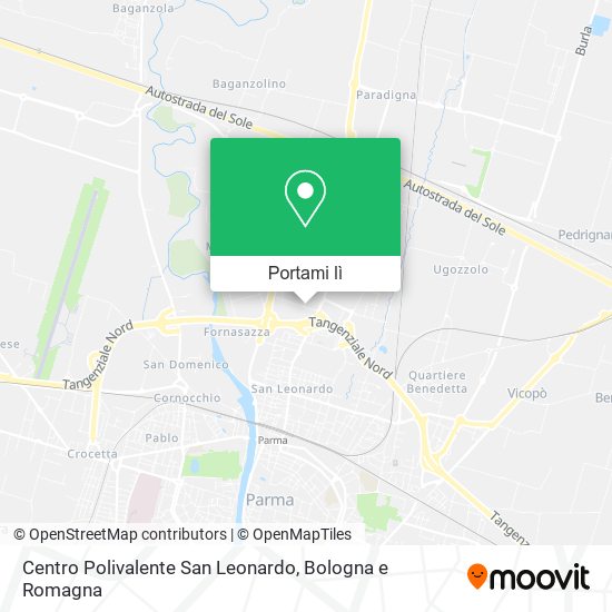 Mappa Centro Polivalente San Leonardo