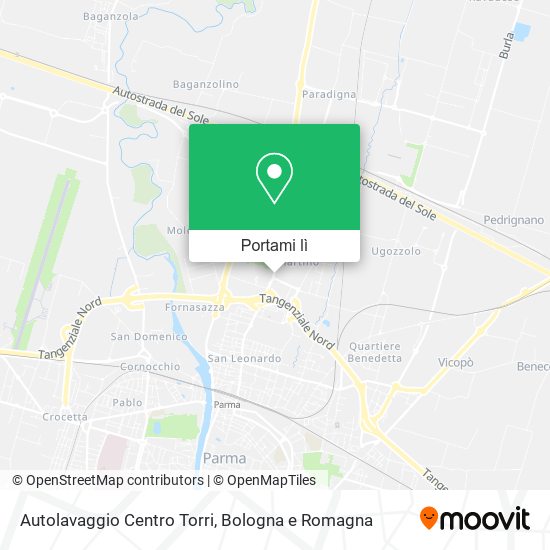 Mappa Autolavaggio Centro Torri