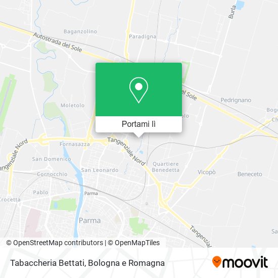 Mappa Tabaccheria Bettati