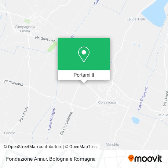 Mappa Fondazione Annur