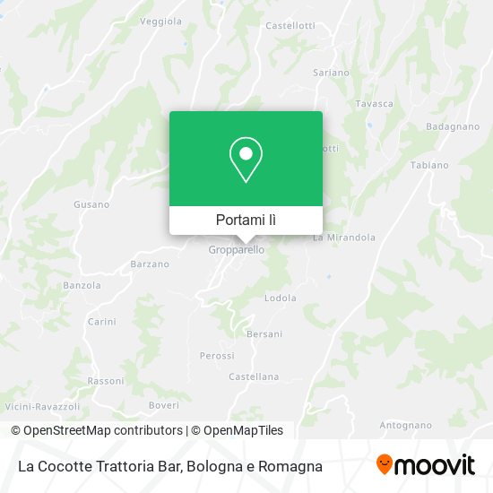 Mappa La Cocotte Trattoria Bar