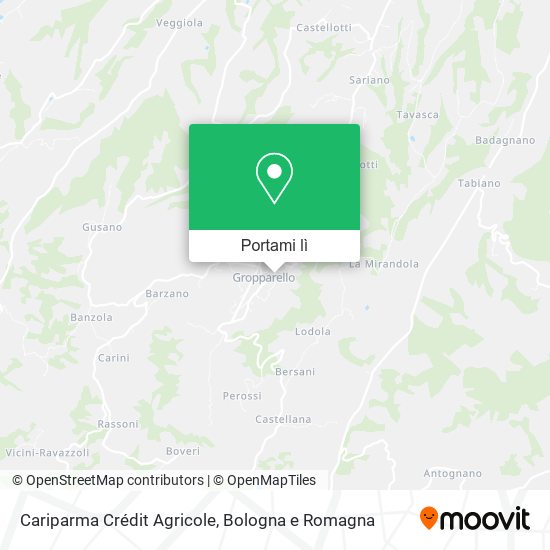 Mappa Cariparma Crédit Agricole