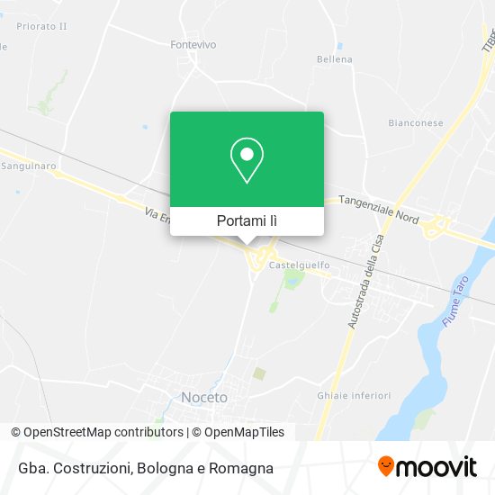 Mappa Gba. Costruzioni