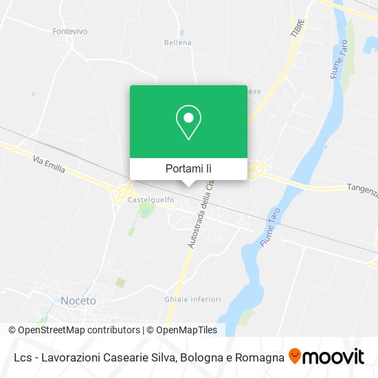 Mappa Lcs - Lavorazioni Casearie Silva